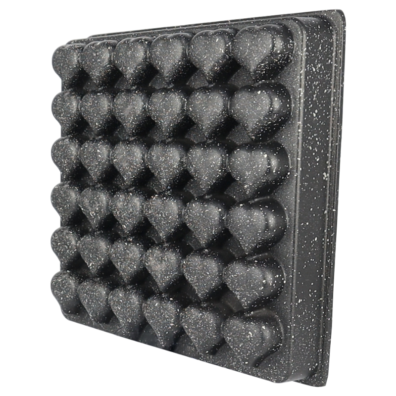 MOULE GATEAU GRANIT 30 CM MODELE CŒUR COULEUR NOIR
