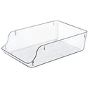 RANGEMENT REFREGIRATEUR TRANSPARENT (36 x 23.5 x 10 CM)