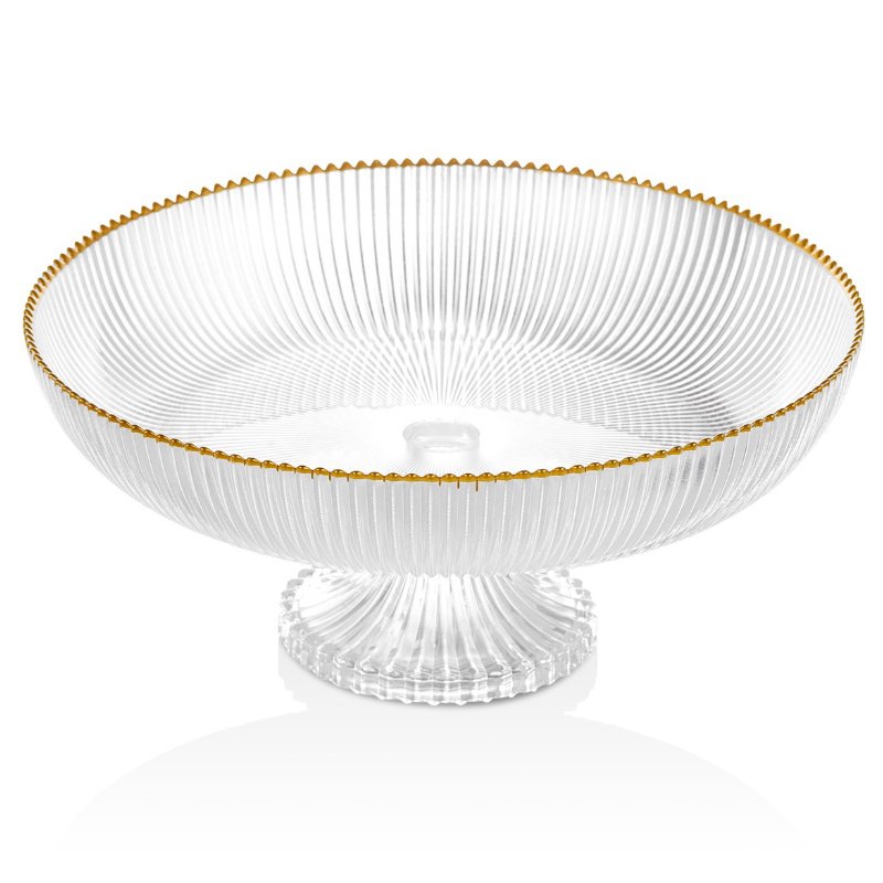 ASSIETTE SERVICE DECO AVEC PIED 30 CM 