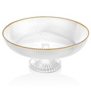 ASSIETTE SERVICE DECO AVEC PIED 30 CM 