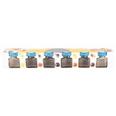 SET 6 PIECES POT VERRE 40 CC 
