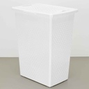 BAC A LINGE SLIM 38 LITRES MIX BLANC/NOIR