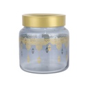 POT CONSERVATION VERRE DESIGN ORIENTAL 635 CC MODELE OR