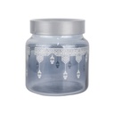 POT CONSERVATION VERRE DESIGN ORIENTAL 635 CC MODELE ARGENT