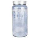 POT CONSERVATION VERRE DESIGN ORIENTAL 1400 CC MODELE ARGENT