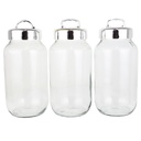 POT CONSERVATION VERRE MODELE ARGENT 1500 CC 