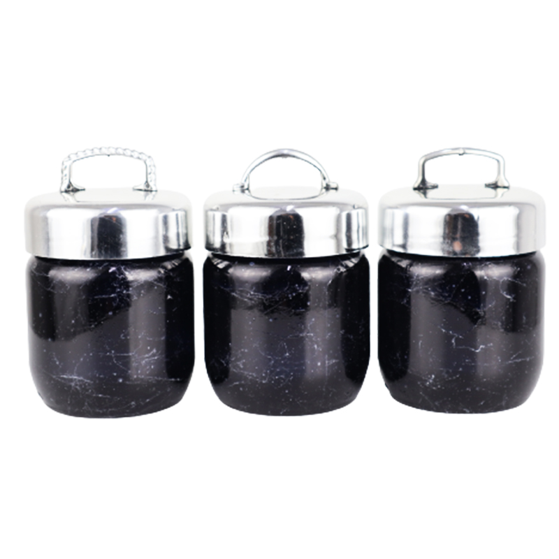 POT CONSERVATION 425 CC MODELE NOIR/ARGENT