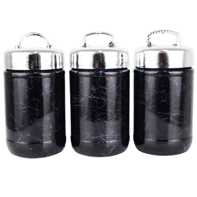 POT CONSERVATION 660 CC MODELE NOIR/ARGENT