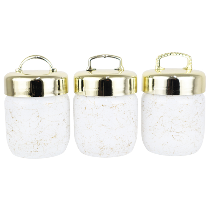 POT CONSERVATION 425 CC MODELE BLANC/OR