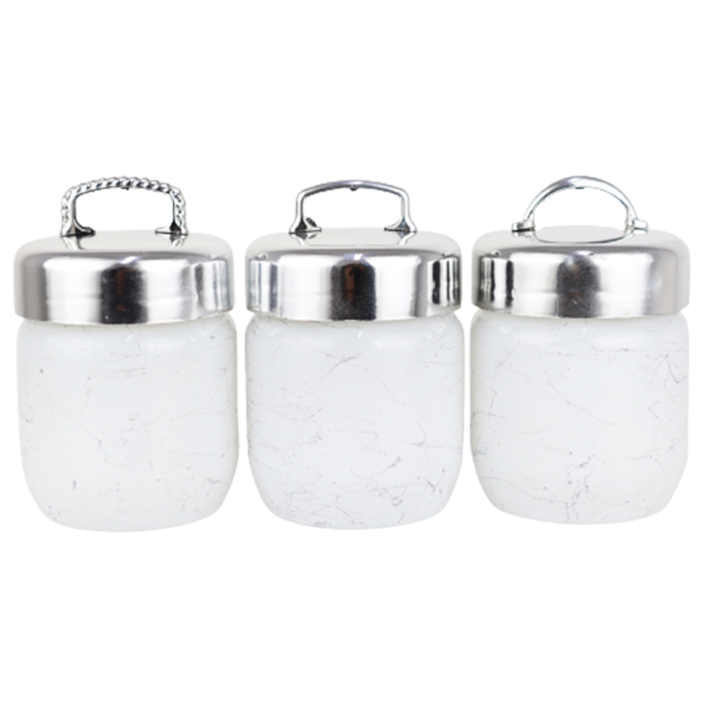 POT CONSERVATION 425 CC MODELE BLANC/ARGENT
