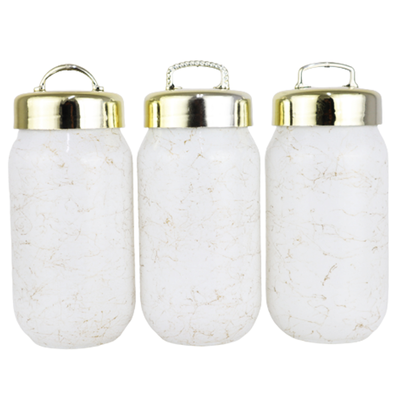 POT CONSERVATION 1000 CC MODELE BLANC/OR