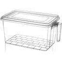 BOITE RANGEMENT PLASTIQUE TRANSPARENT AVEC POIGNEES 8 LITRES