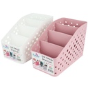 ORGANIZER 10X11X17 CM MIX ROSE/BLANC