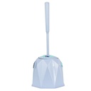 BROSSE WC 38X14 CM MIX ROSE/ROUGE/BLEU/GRIS/BLANC