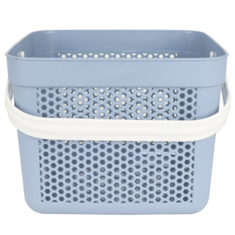 PANIER DESIGN PLASTIQUE 12 LITRES MIX ROSE/ROUGE/BLEU/GRIS/BLANC