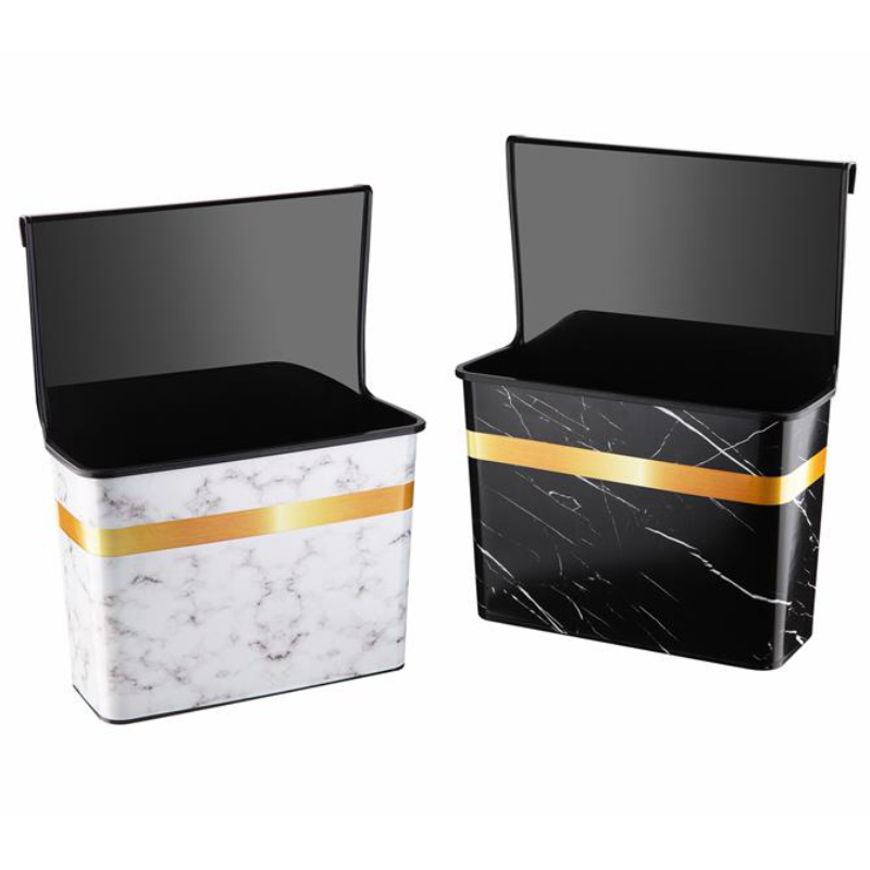 1 PC RANGEMENT PLACARD CUISINE 2 LITRES MIX BLANC/NOIR MARBRE