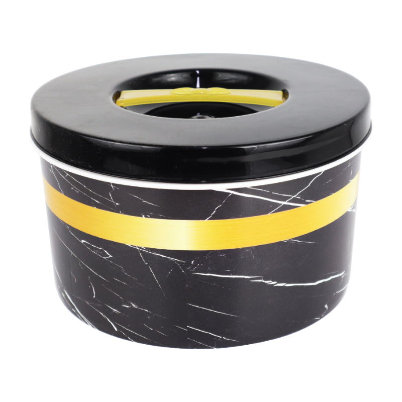 BOITE RANGEMENT DESIGN 17.5X10.5CM LITRES MIX MARBRE BLANC/NOIR
