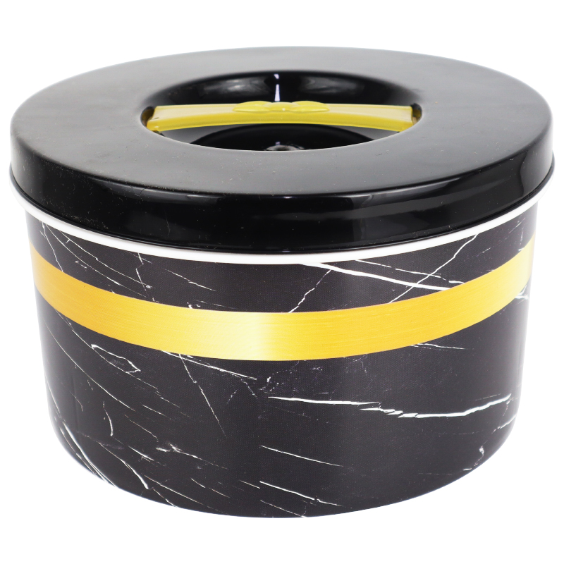BOITE RANGEMENT DESIGN 21.5X12.5CM LITRES MIX MARBRE BLANC/NOIR