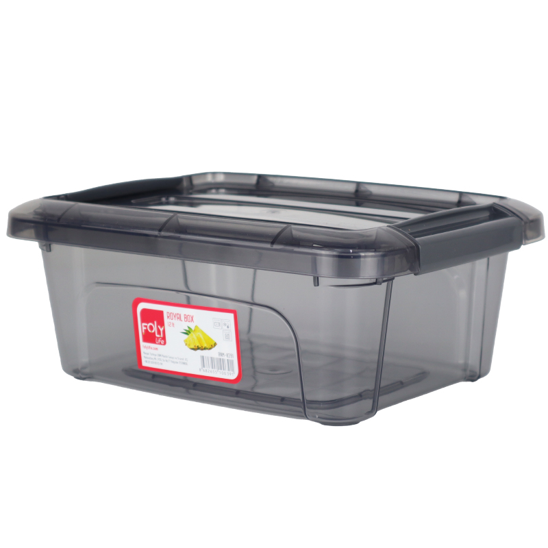 BOITE RANGEMENT PLASTIQUE 1.2 LITRES 14.5X19.5X7.5 CM COULEUR MAT 