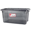 BOITE RANGEMENT PLASTIQUE 5.7 LITRES 19.5X29.5X14.5 CM COULEUR MAT 