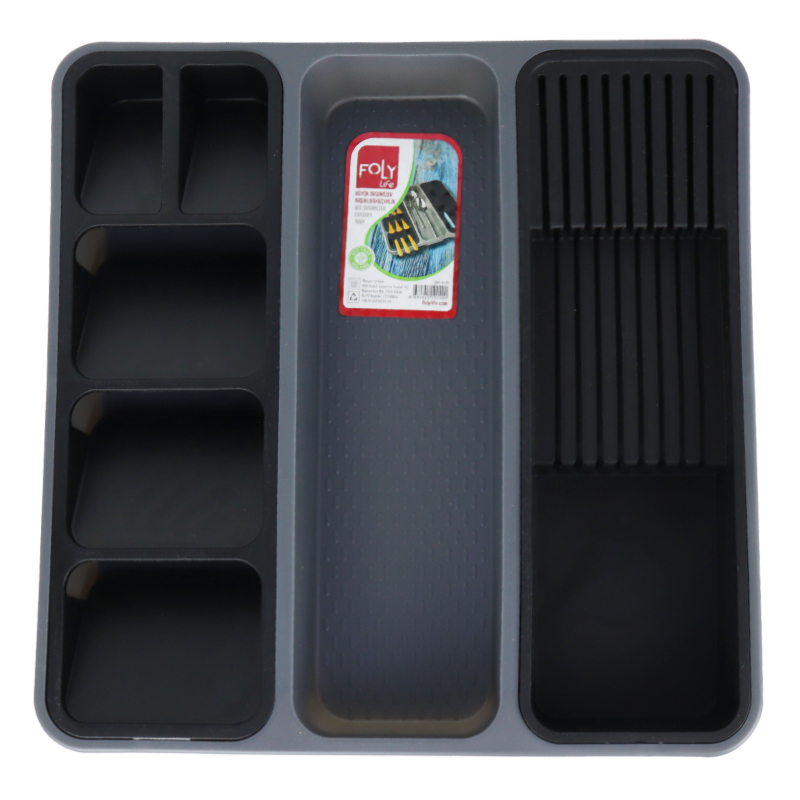 RANGE COUVERTS 40X40X5 CM ANTHRACITE