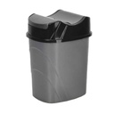 POUBELLE 15 LITRES MIX GRIS/ BLANC/BEIGE