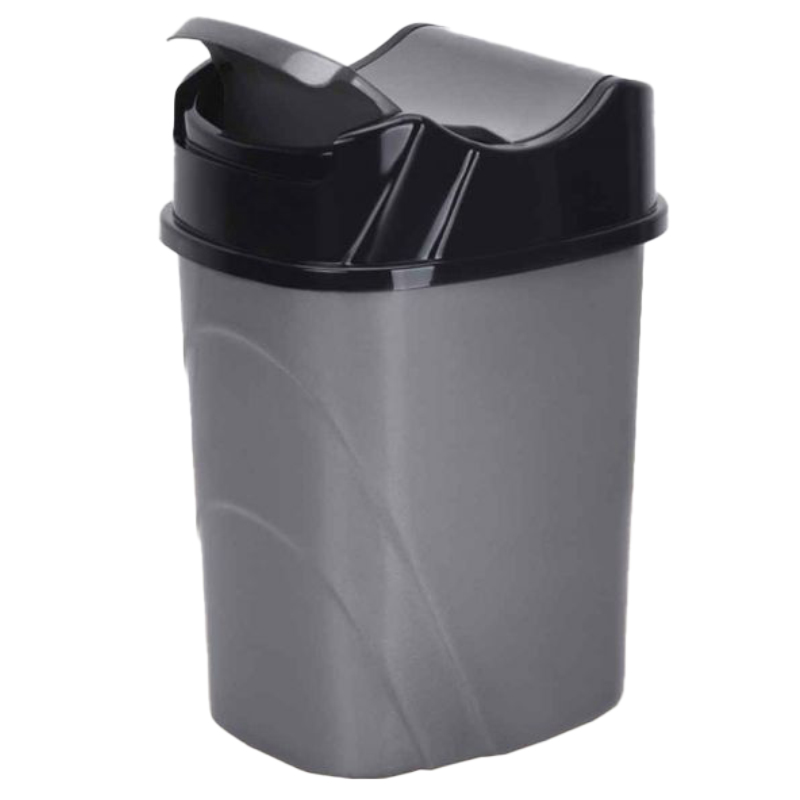 POUBELLE 50 LITRES MIX GRIS/ BLANC/BEIGE