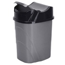 POUBELLE 50 LITRES MIX GRIS/ BLANC/BEIGE
