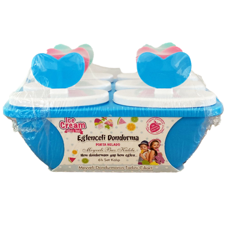 SET 6 MOULE A GLACE PLASTIQUE 
