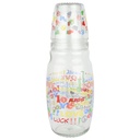 BOUTEILLE AVEC VERRE 1.5 LITRES MIX DESIGNS