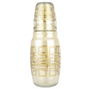 BOUTEILLE AVEC VERRE 1.5 LITRES DESIGN OR