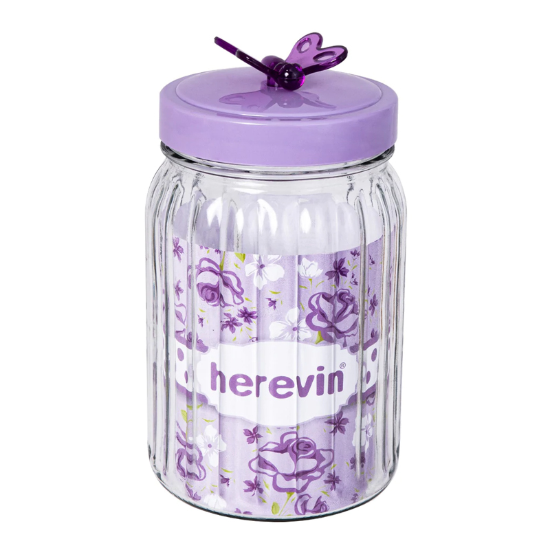 BOCAL VERRE 1.4 LITRE COULEUR VIOLET