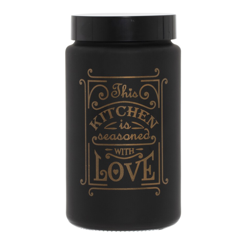 BOCAL VERRE 2 LITRES NOIR