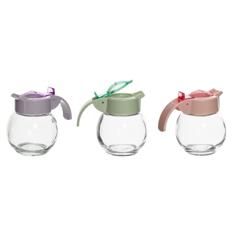 MINI BOUTEILLE VERRE HUILE/MIEL 180 CC 