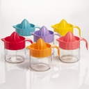 PRESSE AGRUME VERRE 300 CC MIX VERT/ROSE/VIOLET