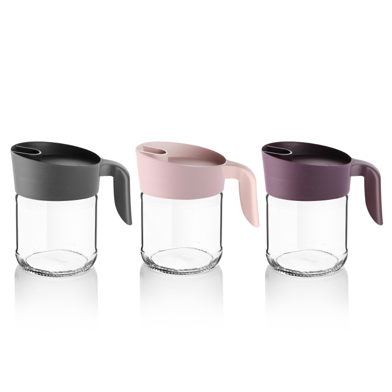 MINI BOUTEILLE HUILE/MIEL 212 CC MIX GRIS/VIOLET/NOIR/BEIGE