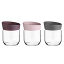 POT VERRE 425 CC MIX ROSE/VIOLET/GRIS