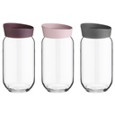 POT VERRE 1000 CC MIX ROSE/VIOLET/GRIS