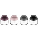 POT VERRE 300 CC MIX VIOLET/NOIR/GRIS