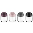 POT VERRE 425 CC MIX VIOLET/NOIR/GRIS