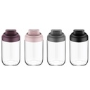 POT VERRE 660 CC MIX VIOLET/NOIR/GRIS