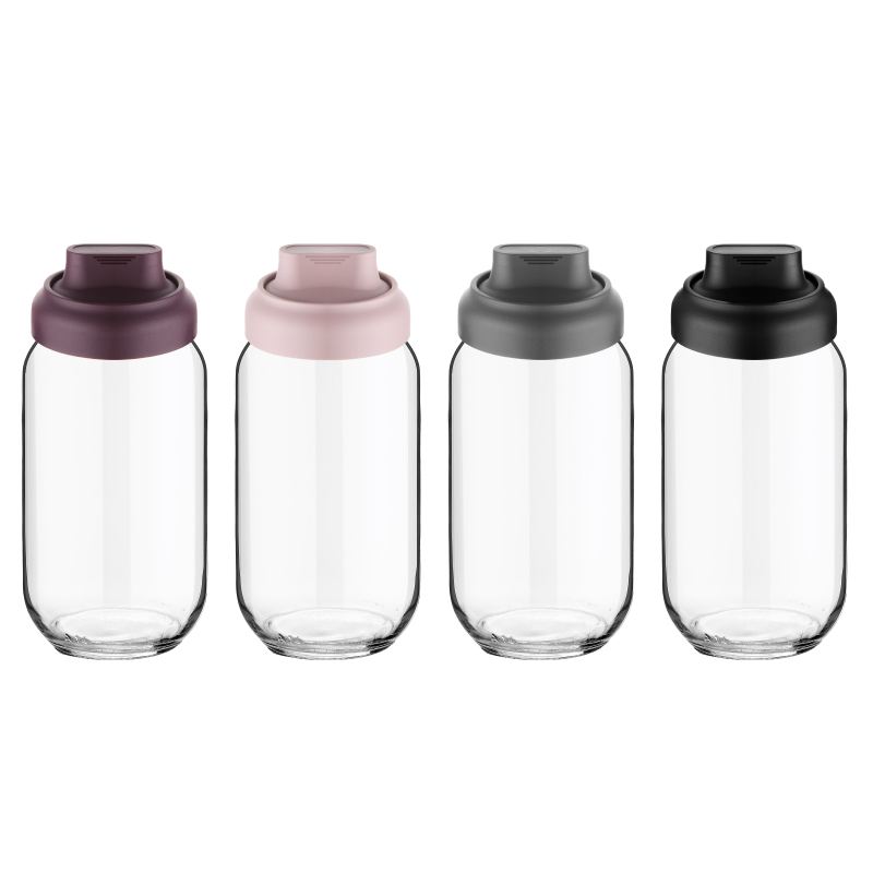 POT VERRE 1000 CC MIX VIOLET/NOIR/GRIS