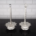PORTE SERVIETTE 32 X 17CM-12 MODELE ARGENT