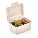 BOITE A DEJEUNER 12X9X6 CM BEIGE