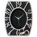 HORLOGE MURALE 37X31 CM MIX GRIS OR/ARGENT NOIR