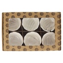 SET 6 MINI BOLS CERAMIQUE 8X4 CM DESIGN MIX