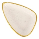 BOL CERAMIQUE TRIANGLE 14X10X3 CM BLANC