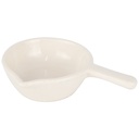 PLAT CERAMIQUE 14X10X4 CM BLANC