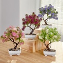 POT FLEUR DECO 26X11X7 CM MIX ROSE/VIOLET/BLEU/BLANC