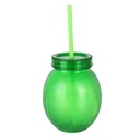 BOUTEILLE ENFANT PLASTIQUE 10X13 CM MODELE CITRON MIX ORANGE/VERT